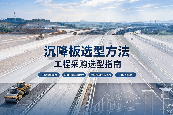 嵩明沉降板选择方法