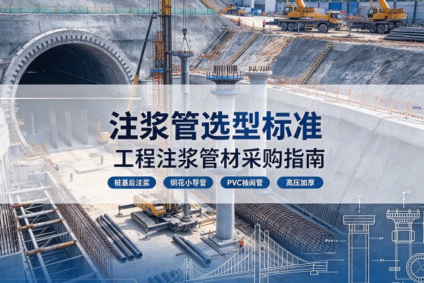 嵩明注浆管选型标准