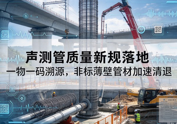 嵩明声测管质量新规落地，一物一码溯源，非标薄壁管材加速清退