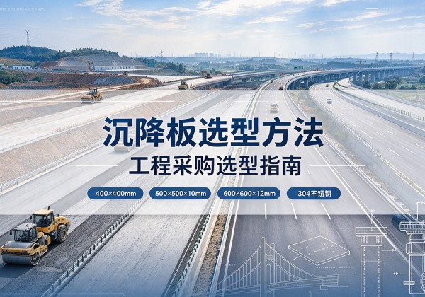 嵩明沉降板选择方法